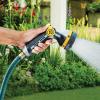 imageMelnor 65130AMZ RelaxGrip Thumb Control 5 Pattern wAdpt Nozzle Bundle QuickConnect Product Adapter Black YellowNozzle with Adatper Set