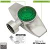 imageMelnor 65196AMZ Dual Pack Spot Sprinkler  Low Profile  Gentle Watering for Delicate Plants  Durable Metal Construction  Circular Spray Pattern  Waters Up to 30 Diameter  Green Silver