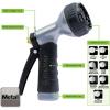 imageMelnor 65174AMZ 7Pattern Adjustable Nozzle Combo Set  HeavyDuty Metal Build  Comfort Grip QuickConnect Starter Set Included Silver Black