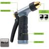 imageMelnor 65174AMZ 7Pattern Adjustable Nozzle Combo Set  HeavyDuty Metal Build  Comfort Grip QuickConnect Starter Set Included Silver Black
