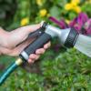imageMelnor 65174AMZ 7Pattern Adjustable Nozzle Combo Set  HeavyDuty Metal Build  Comfort Grip QuickConnect Starter Set Included Silver Black