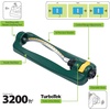 image:imageMelnor 65150AMZ Oscillating Sprinkler 15 Precision Nozzles Adjustable Spray Range Waters Up to 2650 Sq Ft with QuickConnect Bundle Green Yellow3 200 sq ft