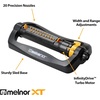 image:imageMelnor 65202AMZ CrossStream Turbo Oscillating Sprinkler 4000 Sq Ft Coverage TwinTouch Width amp Range Control InfinityDrive Turbo Motor Black Orange