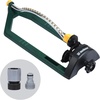 image:imageMelnor 65150AMZ Oscillating Sprinkler 15 Precision Nozzles Adjustable Spray Range Waters Up to 2650 Sq Ft with QuickConnect Bundle Green Yellow3 400 sq ft