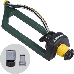image:imageMelnor 65150AMZ Oscillating Sprinkler 15 Precision Nozzles Adjustable Spray Range Waters Up to 2650 Sq Ft with QuickConnect Bundle Green Yellow3 000 sq ft