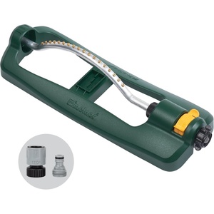 image:imageMelnor 65150AMZ Oscillating Sprinkler 15 Precision Nozzles Adjustable Spray Range Waters Up to 2650 Sq Ft with QuickConnect Bundle Green Yellow3 600 sq ft