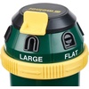image:imageMelnor 65189AMZ Turbo Rotary Sprinkler on Step Spike 4 Spray Patterns Covers Up to 68 Ft Diameter QuickConnect Set GreenYellow6Pattern with QC Adapter