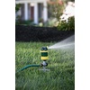 image:imageMelnor 65189AMZ Turbo Rotary Sprinkler on Step Spike 4 Spray Patterns Covers Up to 68 Ft Diameter QuickConnect Set GreenYellow6Pattern with QC Adapter