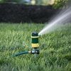image:imageMelnor 65189AMZ Turbo Rotary Sprinkler on Step Spike 4 Spray Patterns Covers Up to 68 Ft Diameter QuickConnect Set GreenYellowRotary