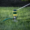 image:imageMelnor 65189AMZ Turbo Rotary Sprinkler on Step Spike 4 Spray Patterns Covers Up to 68 Ft Diameter QuickConnect Set GreenYellowSpike Gear Sprinkler