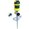 image:imageMelnor 65189AMZ Turbo Rotary Sprinkler on Step Spike 4 Spray Patterns Covers Up to 68 Ft Diameter QuickConnect Set GreenYellow6Pattern with QC Adapter